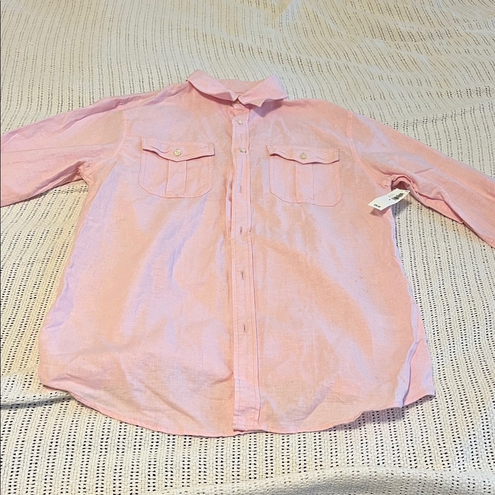 Old Navy Pink Button-Up Shirt